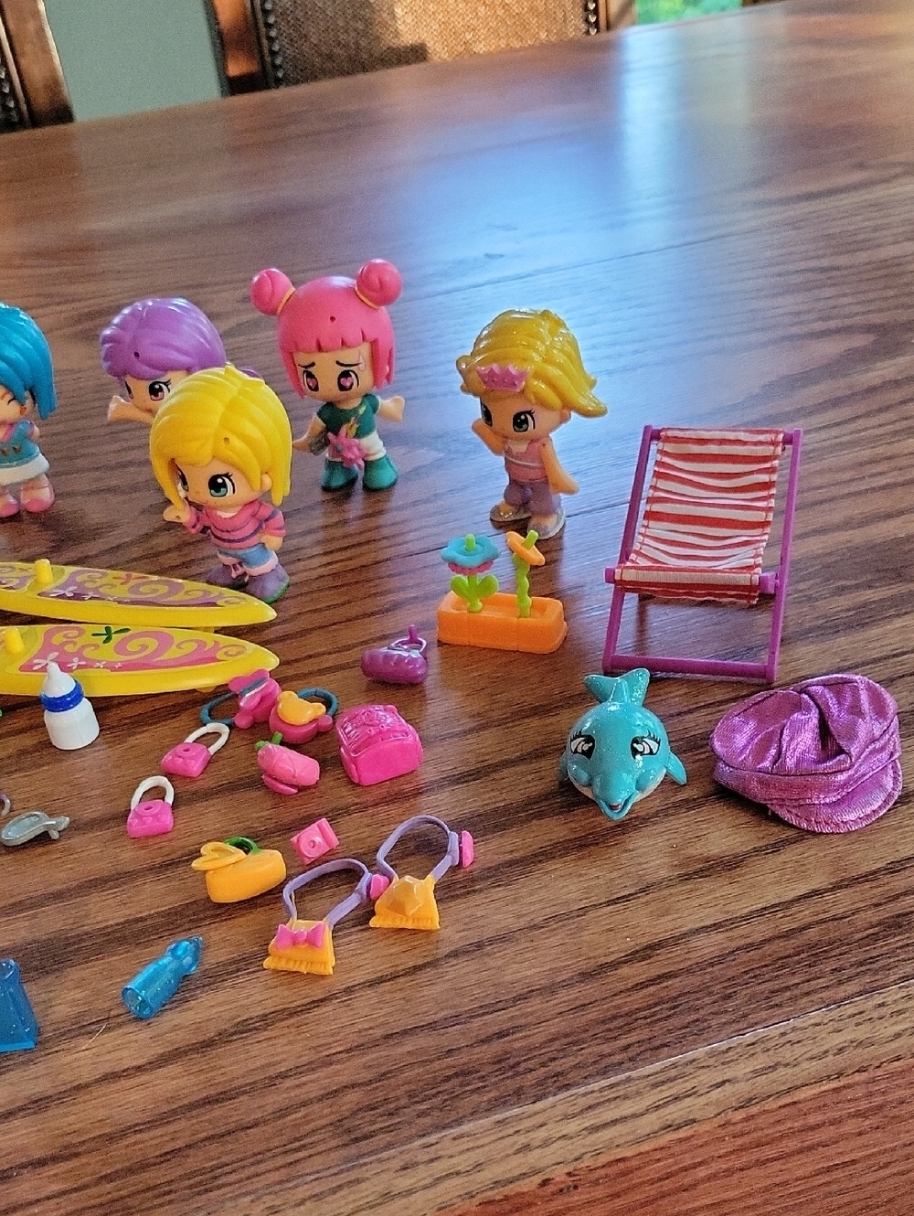 Huge Lot Of Famosa Pinypon 13 Dolls, 7 Pets, & Many Accessories - Picture 5 of 10